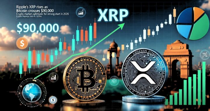 Bitcoin Crosses $90,000 as XRP Rises, Crypto Market Hopes for a Strong Start in 2026
