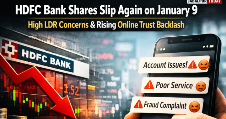 HDFC Bank Shares Slip Again on January 9 Morning Trade: Down Amid High LDR Concerns and Rising Online Trust Backlash